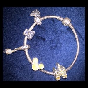 Pandora Bracelet with 5 charms included!